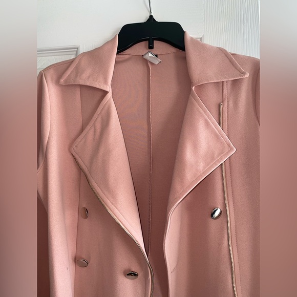 Mini Mauve Zip Up Jacket - Picture 3 of 4